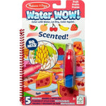 Scented Water-Reveal Coloring Book, Reusable Mess-Free Activity Pad for Kids Ages 3+