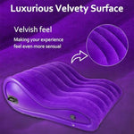 Sex Pillow With Sexy Curve - Inflatable Velvety, Sex Toys Sex Sofa For Position Support, Couples Sex Toys Bdsm Furniture With Handle, Sex Furniture For Bedroom, Sex Chair Cushion Adult Toys