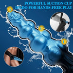 9.6" Huge Monster Dog Knot Dildo - Giant Fantasy Horse Silicone Dildos For Anal & G-Spot, Massive Knotted Dragon Sex Toys Prostate Massager With Strong Suction Cup, Adult Toy For Men Women Couples