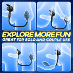 Vibrating Butt Plug With Cock Ring Vibrator, Remote Control Prostate Massager Anal Vibrator Couples Sex Toys With 7 Vibrations, Anal Plug Penis Ring Adult Toys For Couples