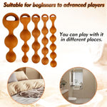 Silicone Anal Beads Butt Plug With Pull Ring 3 Beads With Gradual Design Large Anal Balls Chain For Anus Dilation Prostate G-Spot Stimulation Depth Play Training Adult Sex Toy Xl 10.98’’