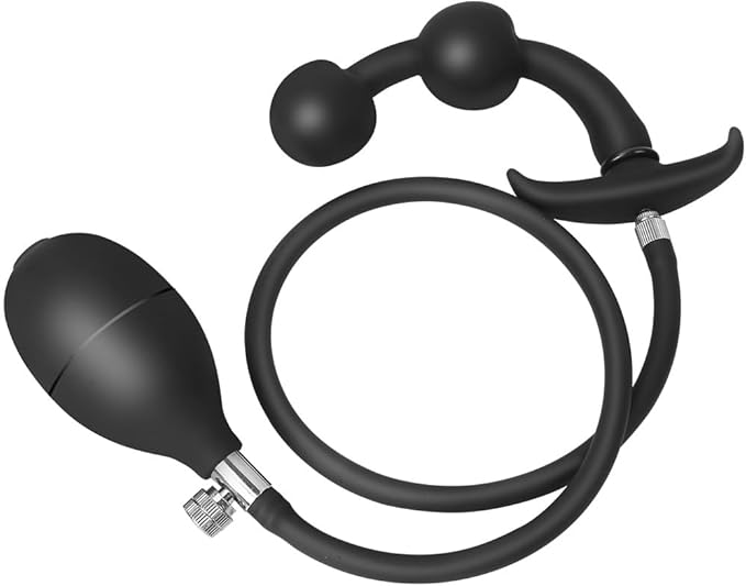 Silicone Inflatable Anal Plug Adults Anal Beads Expander G-Spot Dildo Butt Plug Graduated Design Silicone Anal For Men Anal Sexy Toys Female Anal Masturbator Adult Thrusting Toys