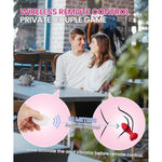 Rose Anal Plug Vibrator Adult Sex Toys Prostate Massager With Remote Control 10 Modes 360° Swing Rotation Vibration For Men Women Male Female Couple Quiet Pleasure Stimulation