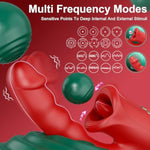 Vibrator For Women Sex Toys - App Remote Control Tongue Rose Sex Toy Dildo With 9 Finger Massager Vibration 9 Tongue Licking Nipple Sucking Vibrator Adult Toys For Women Couple