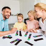 60 Pcs Fall Harvest Scratch Bookmarks for Kids, Thanksgiving Rainbow Art Craft Kit