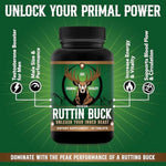 Ruttin Buck - Size Enhancement Pills For Men - Boost Stamina, Performance, Drive & Energy- Add Inches Fast- 4"-6” Gains- Thickness And Length - Natural, Safe And Effective- 60 Tablets