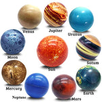 10Pcs Solar System Planet Stress Balls,Stress Relief Planets Balls Educational Toys,Anti Stress Solar Educational Balls For Adults,Kids Early Study,Party Game,Birthday Gifts