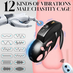 Male Sex Toy Vibrating Chastity Cage,Man Penis Exercise