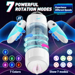 Automatic Male Masturbator Sex Toys For Men, Sex Toys With 4 Thrusting & 7 Rotation Modes, Pocket Pussy Male Stroker With 7 Color Ambient Lighting, Sex Toy Sex Machine