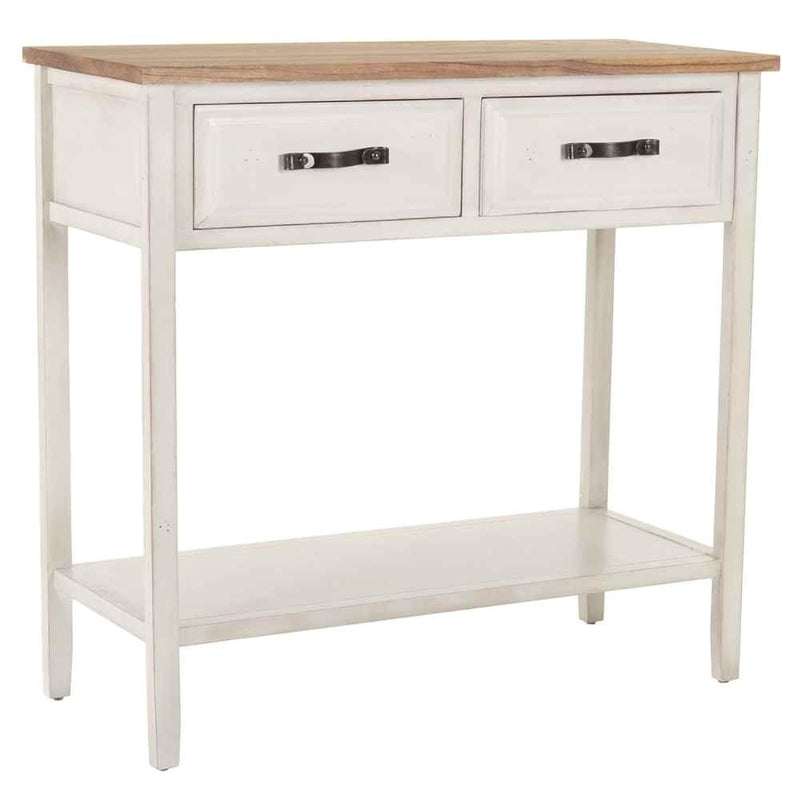 American Homes Collection Carol White Console Table