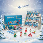 Air Dry Clay For Kids, 12 Christmas Modeling Clay Diy Model Magic Clay Kit With Tools&Tutorials, Soft&Non-Sticky, Safe&Non-Toxic, Creatible Art Crafts Toys Gifts For Kids,Christmas Crafts Xmas Gift