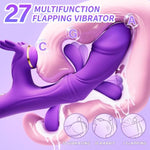 Vibrator Adult Sex Toys For Women - 4In1 G Spot Vibrator With 10 Vibrating 10 Tapping & 7 Flapping, Female Sex Toys For Clitoral Nipple Stimulator, Vibrators Dildo Sexual Pleasure Tools Games