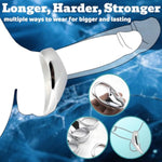 Penis Erection Ring for Male Training and Exercise - Stainless Steel Chastity Device