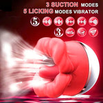 Adult Sex Toy Multi-Function Mouth Vibrator - Clitoral Sucking G-Spot, Clit, Nipple Stimulator For Women, Suction Tongue Licking Dildo Vibrator, Ideal For Solo & Couples