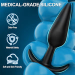 Butt Plug Anal Training Set 4PCS Silicone Anal Plug, Tapered Tip with Flared Base Prostate Sex Toys & Games for Couples, Comfortable Long-Term Wear Premium Training, 10 25048-01