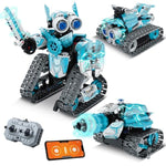 Robot Building Kit, Educational Stem Toys & Birthday Gifts For 6 7 8 9 10 11 12+ Year Old Boys Kids, 3 In 1 Diy Science Rc Robotics Sets With App And Remote Control Projects