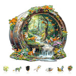 Wooden Puzzles For Adults, Fox Wooden Jigsaw Puzzle For Adults, 100 Piece Unique Animal Shape Wood Puzzles Adult, Birthday Party Gifts For Friends & Family Leisure Time Game Home Decor (S-8.5*8.1In)