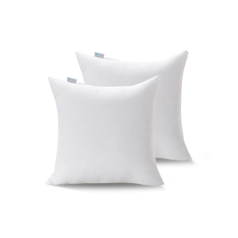 Decorative Throw Pillow Inserts For Sofa, Bed, Couch And Chair, Square Euro Sh