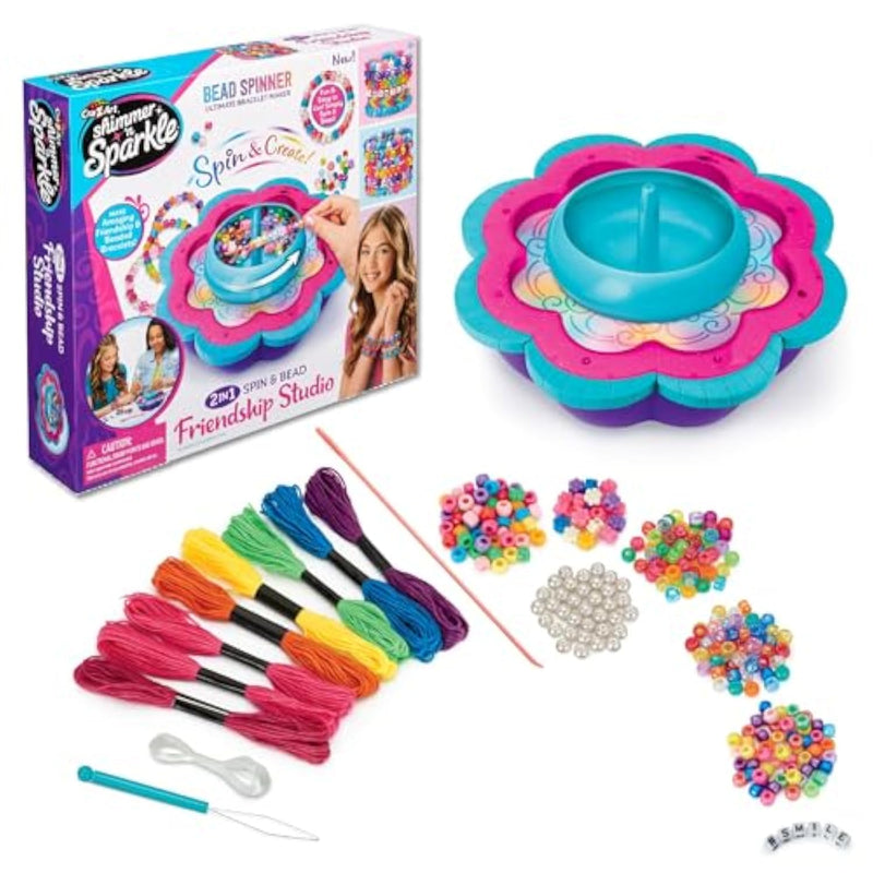 2 in 1 Spin & Bead Friendship Studio for Kids and Adults