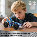 Technic 9 In 1 Pull-Back Car Building Set - Off-Road Race Vehicle Models For Boys And Girls, Stem Engineering Toy For Kids Ages 8 And Up | Ideal Gift For Birthdays