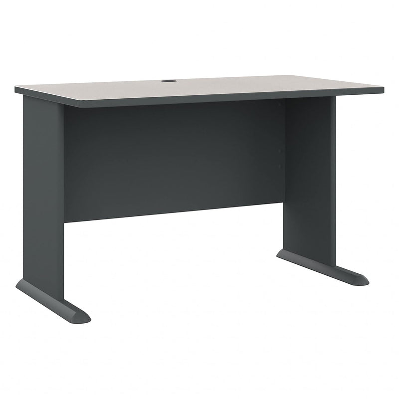 Bush Business Furniture Series A 48W Computer Desk In White Spectrum And Slate