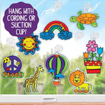 Create Your Own Window Art Kit for Kids, Makes 20+ Projects with Suncatchers