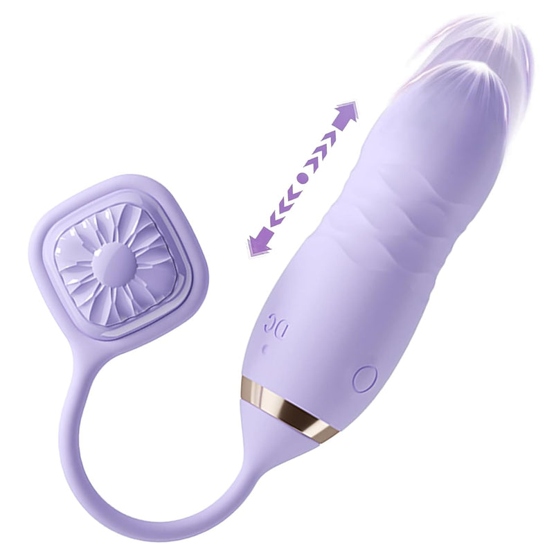 Wearable Vibrator Sex Toys For Women Egg Vibrator With Remote Control Adult Toys With 9 Thrusting Vibrating Modes G Spot Dildo Panty Vibrator Anal Sex Toys For Women And Couples Female Sex Toys
