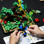 Flowers Botanical Butterfly Garden Building Set For Adutls,Animals Insect Tank Building Toy Set For Boys And Girls 12 Years Up 1284 Pcs