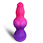 7.3" Large Butt Plug Dog Knot Dildo, Huge Anal Plug Wearable Buttplug, Xl Butt Plug Silicone Monster Fantasy Knotted Dildos, Big Anal Dildo Trainer Adult Toys For Men Women Couples