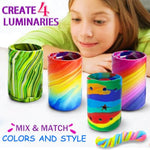 Create Your Own Clay Luminaries Craft Kit for Kids & Teens Ages 6-12+