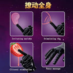 Upgraded Version Adults Pvc Gloves Anal Plugs, Personal Portable G-Spot Massager Para Penis Suction Prostate Pussy Sexual Stimulation Training Sex Toy For Women Female Men Male Unisex (Red)