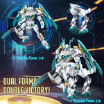 Mech Building Sets, 2 in 1 Transforming Dragon Warrior Building Toys for Adult and Kids Age 8 9 10 11 12, Compatible with Lego Mech Set, 731 PCS
