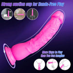 8.86 Inch Pink Soft Realistic Dildo Sex Toy With Suction Cups For Hands Free Play, Slender Poking, Pink Thick Penis For Women/Men/Gay/Couples For G-Spot And Rear Envelope