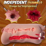 Pocket Pussy Male Masturbator - Deep Troat Oral Blow Job Men Stroker With Tight Virgina & Realistic Textured Month, Adult Oral Sex Toys For Men Male Masturbation