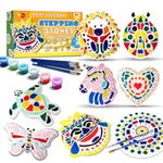 8 Pcs Unicorn Stepping Stone Painting Kit for Kids Ages 4-12