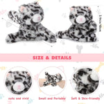 8 Pack Kids Plush Gifts Stuffed Animal Cat Slap Bracelets, Operation Christmas 8 Inch Wrist Cute Snap Bracelet Birthday For Boys Girls Child Bulk Item Pet Adoption Party Favors(Kittens)