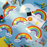 24 Sets God's Promises Rainbow Magnet Craft Kit for VBS & Sunday School