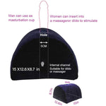 Sex Pillow Sex Furniture Inflatable Cushion Dildo Mount G Spot Sex Position Sex Toys Half Moon For Adult Couples Women Men