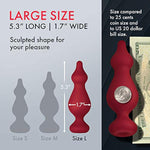 F-30 Pointer Anal Plug - Premium Silicone Butt Plug - Adult Sex Toys For Women & Men - Prostate Massager Sex Toy With Curved Base - Smooth, Waterproof & Body Safe