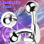Stainless Steel T-Bar Anal Plug for Advanced Users: Prostate Massager and G-Spot Stimulator
