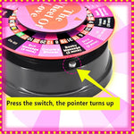 Electric Sex Roulette Wheel Spinner Turntable For Couple Games Novelty Foreplay Sex Toy For Lover Erotic Bedroom Game Activity Ideas