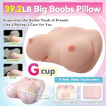 39.2Lb Big Boobs Pillow Life Size Sex Doll Realistic Soft Jelly Breast Ergonomically Designed Silicone Tpe