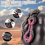 Male Masturbator Horse Pocket Pussy Anime Sex Doll with Dual-Channel, Fantasy Male Stroker Buttock with 3D Vagina Anal Textured Adult Sex Toys for Men, Monster Masturbation Cup