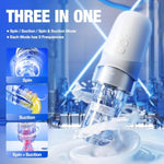 Male Masturbator, Sex Toys For Men Automatic Mens Stroker 5D Pressure Sensing Masturbation Cup With Rotation & Suction, Spinning & Sucking Penis Pump Pocket Pussy Electronic Masturbators