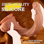 17.5Inch Super Long Dildo, Realistic Silicone Large Anal Dildos With Small Glans For G-Spot Stimulator & Anal Trainer, Flexible Thick Xxl Dildo With Suction Cup Huge Anal Plug Toy For Women Men Gay