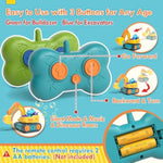 Construction Toys, 2 Pack Remote Control Car For Toddlers 1-3, Rechargeable Excavator Toy Bulldozer Toys For 2 Year Old Boy, 3 Year Old Boy Toys