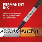 Sharpie Fine Tip Permanent Markers, 12 Pack, Quick Drying, Fade Resistant, Arts and Crafts Supplies
