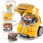 Toys Gifts For 3 4 5 6 7 8 Years Old Boys, Large Truck Engine, Mechanic Repair Set For Kids, Big Truck Builder Kit, Take Apart Motor Vehicle Play Car Service Station, For Kids