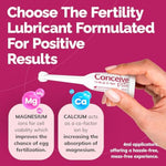 Fertility Lubricant Pre Filled Applicators, Fertility & Sperm Friendly Lube For Couples Ttc - Water Based Vaginal Moisturizer Safe For Pregnancy | 3 X 4G For Conception Support