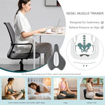 Kegel Exerciser for Men,Sit-On-Top Kegel Exercise Device(Grey)